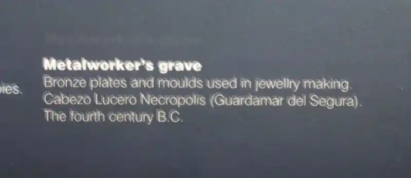 Meralworker's Grave, Bronze Plate Mold